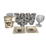 Indianapolis 500 Glassware Ashtrays +