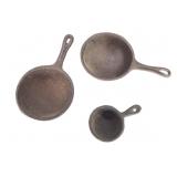 Miniature Cast Iron Pots Skillets