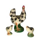 Chalk Chicken with 2 Chicks