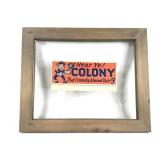 Framed Hear Ye! Colony Advertisment