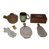 MCM Pfaltzgraff Mug Bottles Bean Crock +