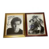 2 Framed Autographed Photos Jim Carrey +
