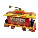 Litho Tin Broadway Trolley No. 10430