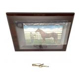 RP Post Card Man-O-War Plaque Money Clip