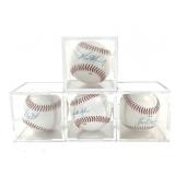 Signed Baseballs Andy Yount Ben Davis Matt Morris+