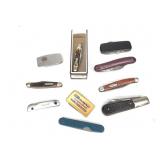 10 Pocket Knives Case Barlow American+