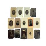 Tintype Photos of Children, Groups +