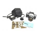 Nikon F Photomic T Camera w Cover & Manuals