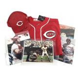 Johnny Bench Signed Hat, Photographs & Jersey