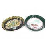 Olympia Beer & Mountain Dew Advertsing Tin Trays