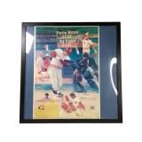 Cincinnati Reds Pete Rose Framed Poster