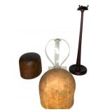 Antique Millinery Forms Stand Acrylic Stand