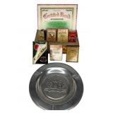 6 VTG Smoking Themed Items Camel Lighter+