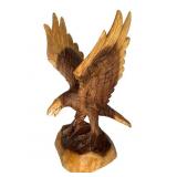 12" H Carved Eagle