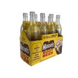 Masons Root Beer Carton w/ Glass Bottles