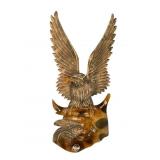 13" H Hand Carved Eagle USSR Stamped