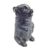 Boston & Sandwich Glass Co. Bear Pomade Jar