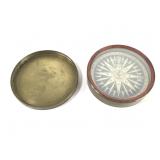 J. Bradford Brass Lidded Compass