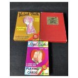 3 Oversized Erotic Playing Card Decks