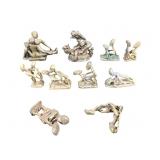 10 Erotic Brass Figurines