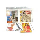 9 Reprints of Betty Page Posters