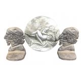 Erotic Book Ends & Plaque