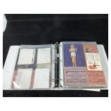 Collection Small Early Pin-Up Calendars in Binder