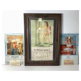 1950's & 60's Pin Up Advertising Calanders