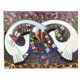 Karen Holtzclaw Merry Go Round 2019 Oil on Canvas