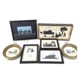 Framed Sihlouette Prints & Paintings