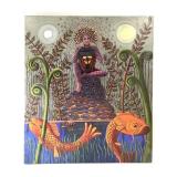 Karen Holtzclaw Throne 2019 Oil on Canvas