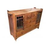 Mission Oak Buffet Sideboard Console