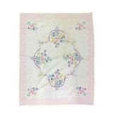 Early Floral Applique Quilt 89' x 74'