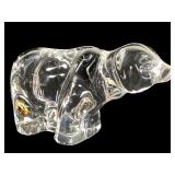 Villeroy & Boch Art Glass Bear Paperweight