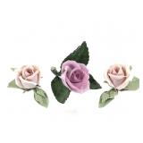 Herend Hvngary Handpainted Ceramic Flower +