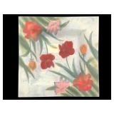 Block Crystal Meadowlark Square Platter