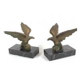 Brass Eagle Bookends