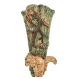 Weller Squirrel Pottery Wall Pocket 2of2