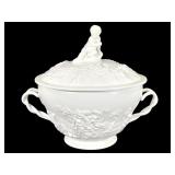 Giorni Italian Porcelain Lidded Bowl w/ Handle