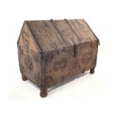 Carved Wood Dowry Chest