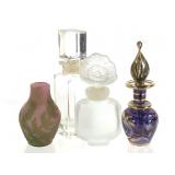 Vtg Glass Perfume Bottles Giorgio Beverly Hills +