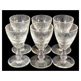 Edinburgh Crystal Liqueur Glasses