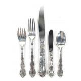 Gorham Sterling Silver Stasbourg 5Pc Setting 4/8