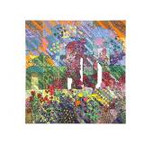 Mixed Media Painting Ellen Sieber Fantasy Garden