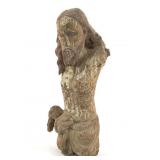 Phillipian Jesus Corpus Christi Carved Wood Bust