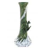 Carpathian Art Glass Vase w/ Frog