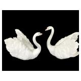 Lladro White Swan Figurines No. 6175