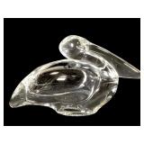 Barracat Crystal Pelican Paperweight Figure