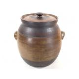 Bendigo Handmade Stoneware Lidded Crock