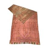 Large Antique Paisley Woven Shawl 60' x 122'